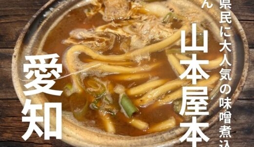 名古屋で味噌煮込みうどんと言えば”山本屋本店”名古屋駅前店で頂きました！