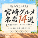 【宮崎グルメ】朝から〆まで全店実食！チキン南蛮・地鶏・釜揚げうどんの名店14選